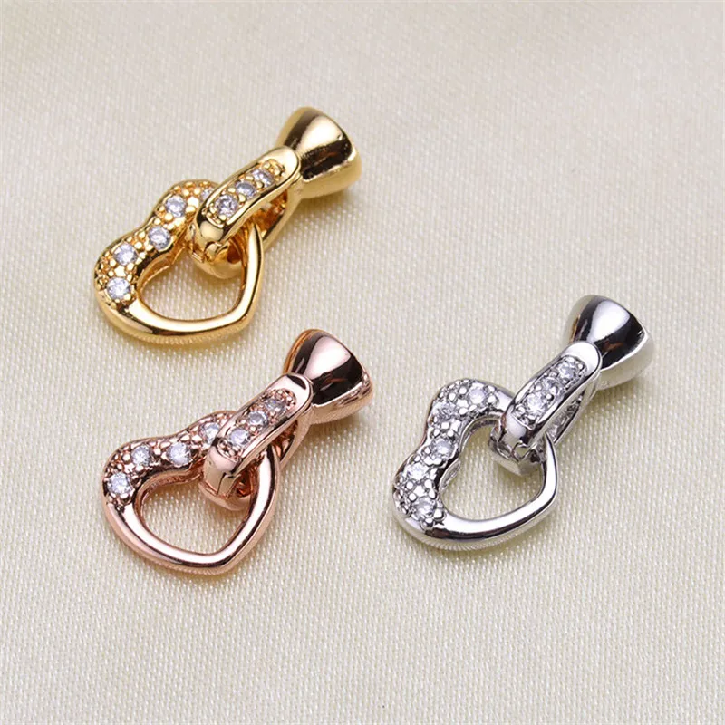 

Wholesale DIY Round Shape Jewelry Making Accessories Silver/Gold/Rose Gold Metal Connector Clasps Findings