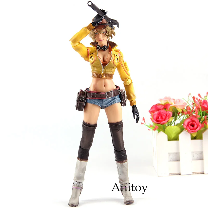 

FF15 Final Fantasy XV Cindy Aurum Play Arts Kai PVC Final Fantasy Figure Action Collection Model Toys