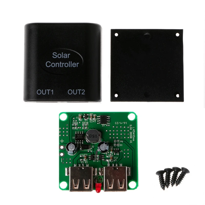 

1 pc x 5 v 2A + 9 V DC Charging Voltage USB Power Bank Solar Panel Controller Controller