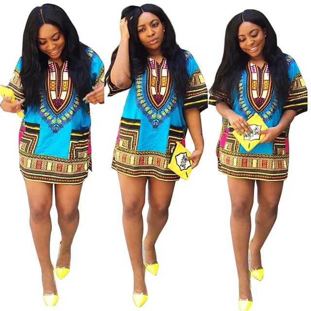 2016 Summer T Shirt Fashion African Traditional Printed