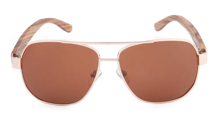 BerWer деревянные очки для Для женщин Мода Брендовая Дизайнерская обувь UV400 поляризационные линзы бамбука солнцезащитные очки для Для мужчин