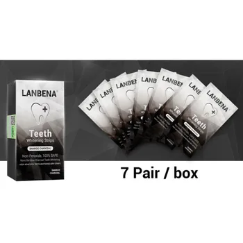 

Tooth Bleaching Repairing 7 Pairs Bamboo Charcoal Teeth Whitening Strips Tools Oral Teeth Hygiene Removes Plaque Stains