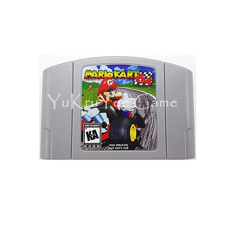 

MarioKart 64 Video Game Cartridge Card for 64 Bit Console System English Language EUR PAL Version