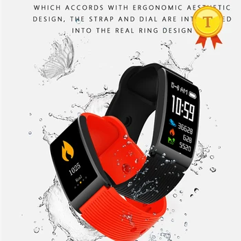 

2018 Color Touch Smart Bracelet Bluetooth 4.0 IP68 Swimming Smart Band Heart Rate Blood Pressure Monitor Call reminder smartband