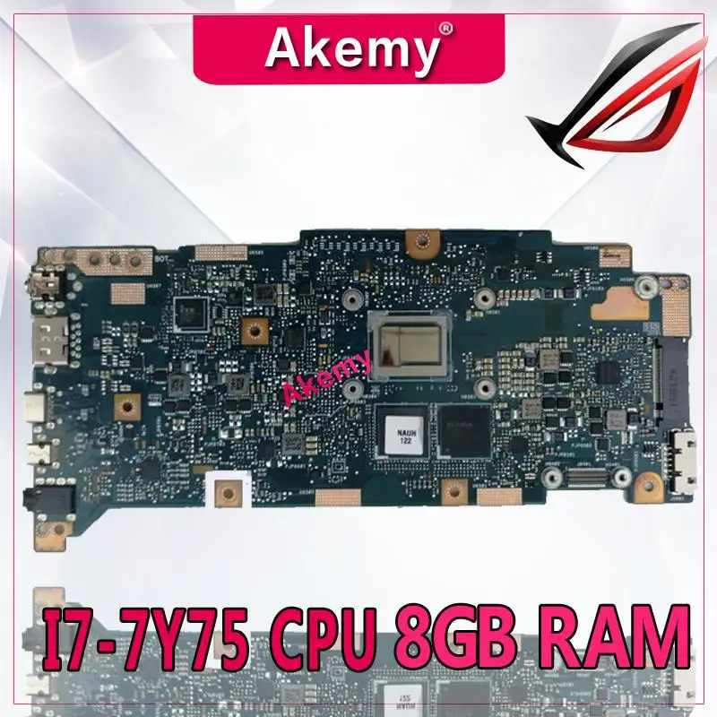 Akemy UX360CA I7-7Y75 процессор 8 Гб RAM Материнская плата For Asus UX360C материнская для ноутбука