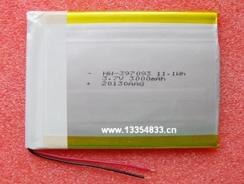 

7 inch AI NOVO7 HKC M76 Tablet PC battery board polymer battery 3000 Ma