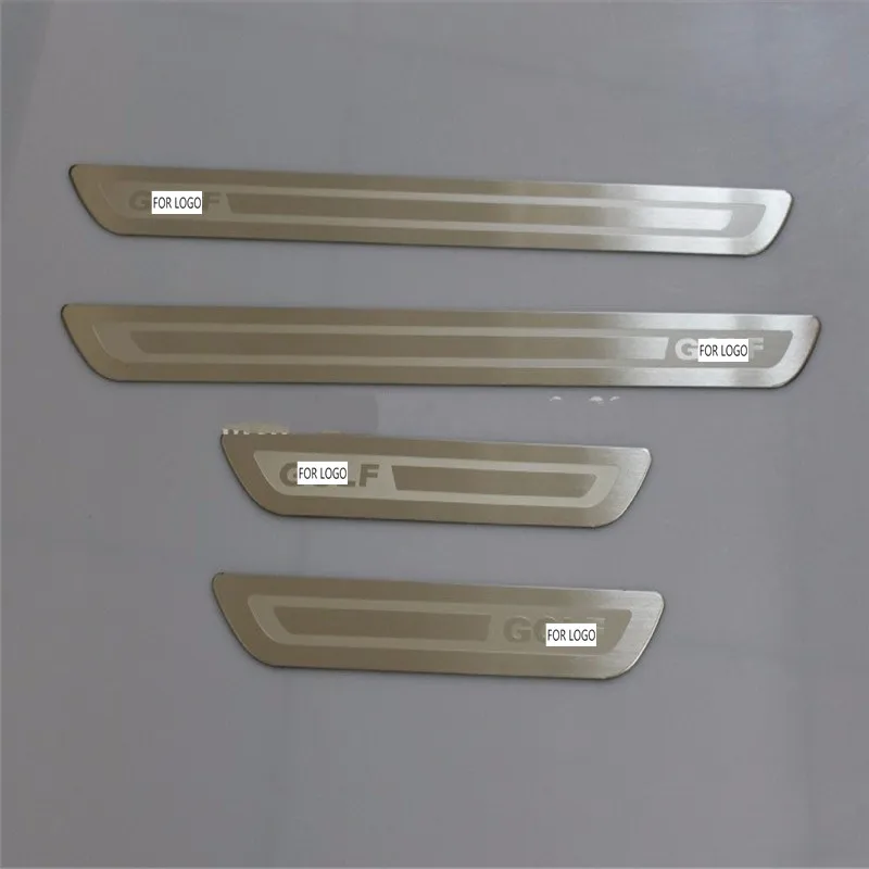 

Car Styling For Volkswagen Golf 4 Mk4 Accessories Door Sill Strip For Vw Golf 5 Mk5 Interior Trim Guard Protector Car Stickers