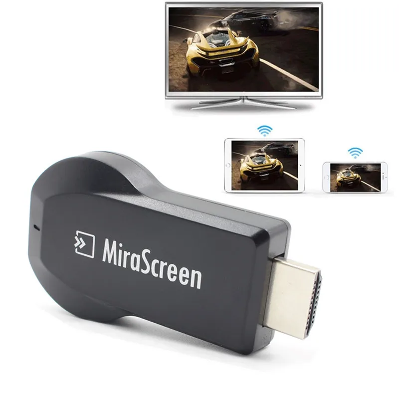 Miracast дисплей Dongle MiraScreen Wi Fi приемник мощный 1080 P аудио и видео DLNA Airplay с HD разъем