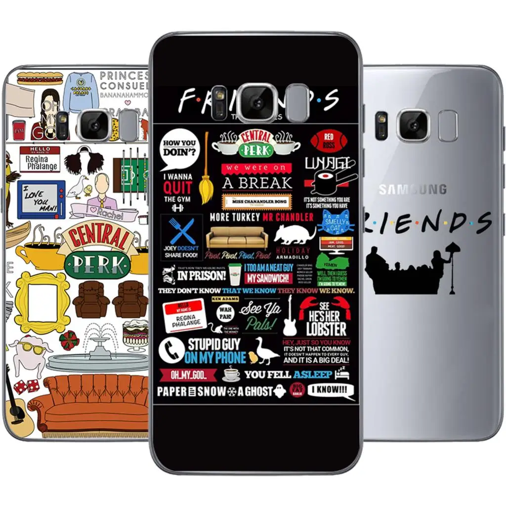 

Cover TPU Soft Friends TV For Samsung Galaxy S5 S6 S7 Edge S8 S9 Plus A3 A5 A8 2016 2017 2018 J2 J3 J5 J7 Grand Prime Cases