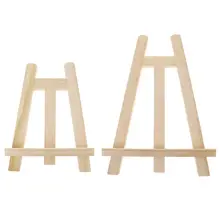 Мини художника деревянный мольберт деревянная подставка Дисплей Держатель для вечерние украшения 15*20 см Triange мольберт