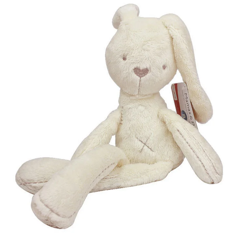 

Guaranteed 100% High Quality Toys 1pcs MaMas&papas Retail Smooth Obedient Rabbit Baby Sleep Calm Doll Plush Toys Free Shipping