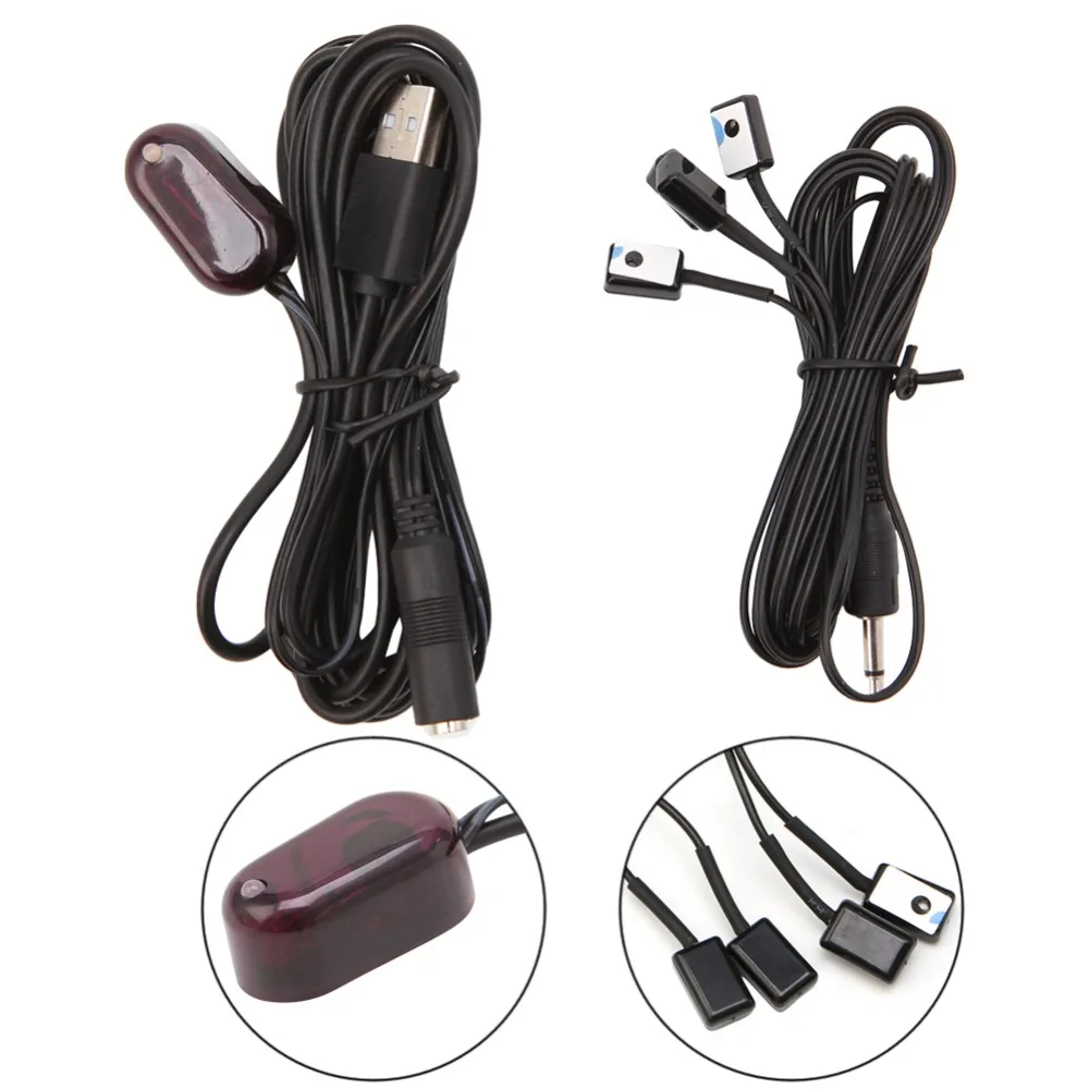 

IR Receiver Infrared 4 Emitter Repeater Extende Cable Remote Control USB Adapter