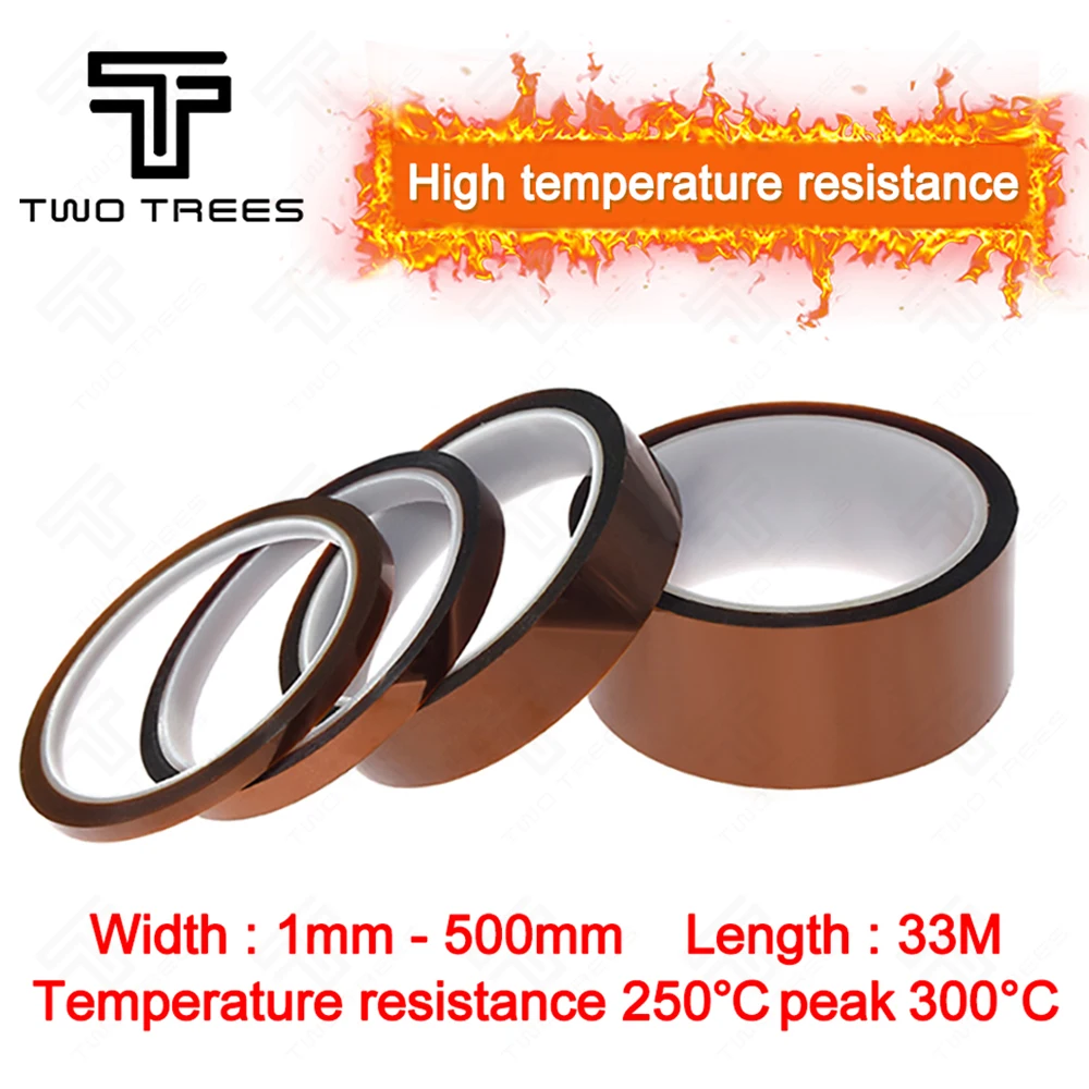 

High Temperature Heat BGA Tape Thermal Insulation Tape Polyimide Adhesive Insulating adhesive Tape 3D printing Board protection
