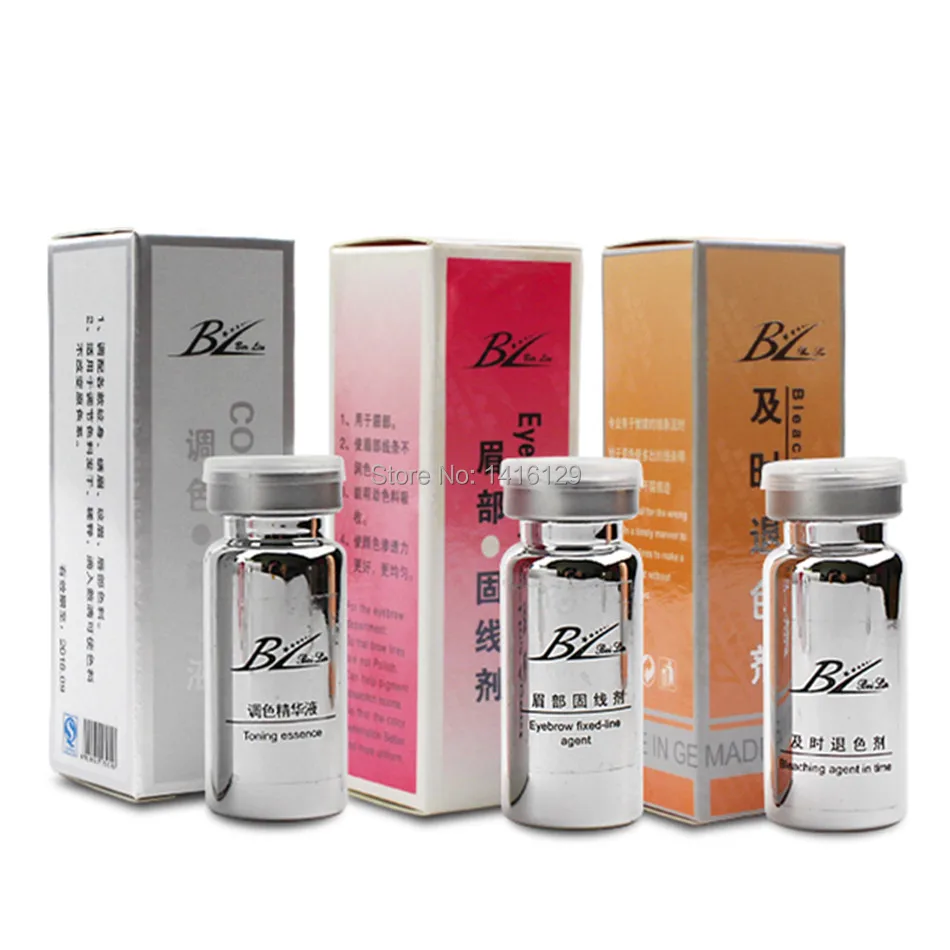 

BL Assistance Liquid Eyebrow Lip Permanent Makeup Different Function Assistance Liquid For Tattoo Microblading Option