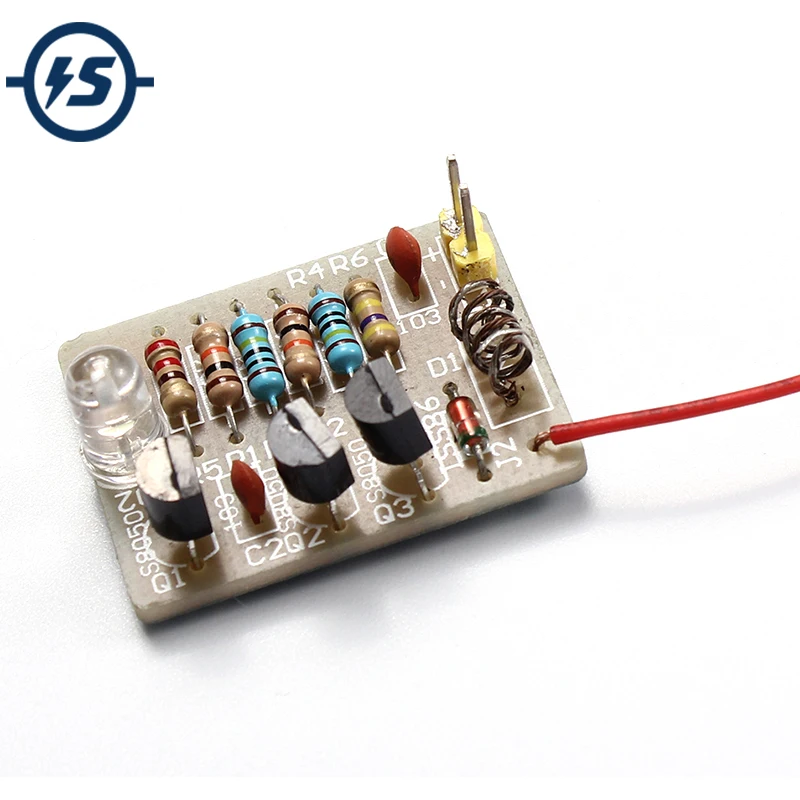 Mobile Phone Signal Flash Light DIY Kit 3-12V Radiation Power Electronic Fun Kit