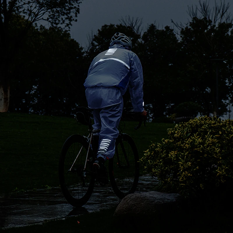 ROCKBROS Водонепроницаемый Велоспорт Джерси плащ походная куртка Светоотражающая унисекс дышащая Спортивная одежда для кемпинга оборудование