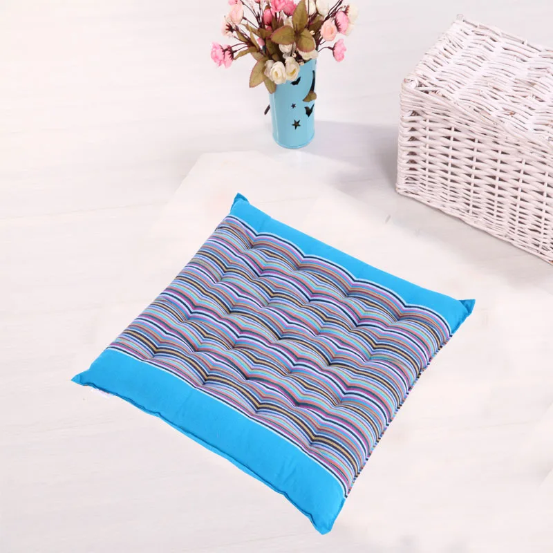 45X45 CM wholesale old coarse cloth cotton round square cushion tatami sofa Pad High-quality pearl cotton chair cushion
