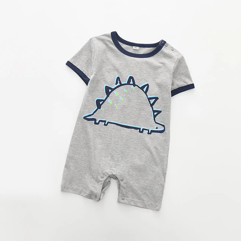 Summer Cute dinosaur printed Baby Rompers Cotton Baby Girls Clothes Boys 3 6 9 12 Months Infant Jumpsuit Clothing For Baby