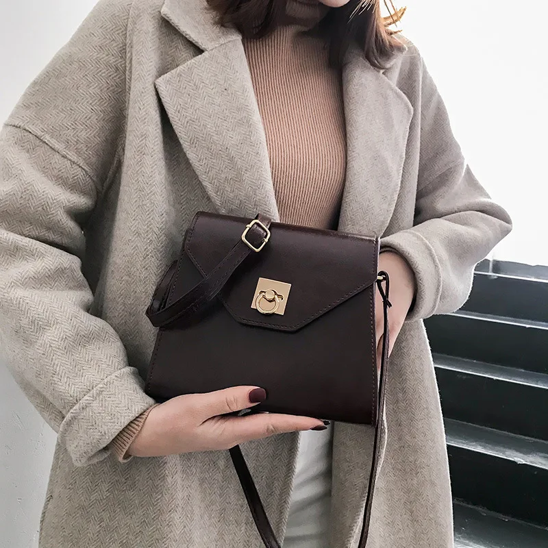 

Crossbody Bags for Women 2019 Pu Leather Messenger Bags Chic Small Flap Bag Ladies Handbags Fashion Purse Bolsa B259