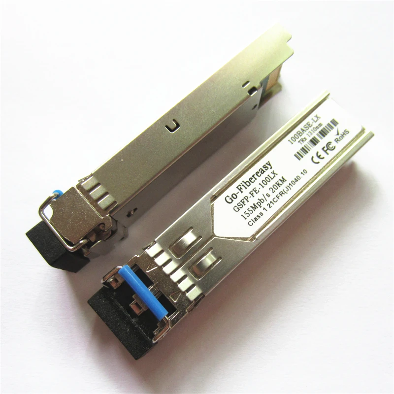 Модуль переключателя SFP однорежимный дуплексный модуль 100Base LX SMF 1310 нм 20 км LC