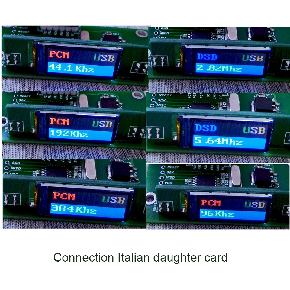 Italy USB asynchronous interface sampling rate display expansion card