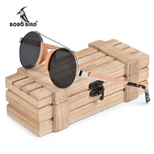 BOBO BIRD летние стильные винтажные солнцезащитные очки, женские очки Gafas de sol, дорожные очки UV 400 в деревянной подарочной коробке V-DG11