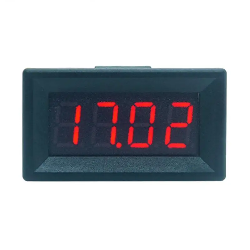 

Mini Digital Voltmeter Ammeter LED Display 4 Bits DC 0-100V Panel Amp Volt Voltage Meter Tester Detector for Car Home