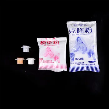 

5 STYLE Baby 3D Biodegradable Powder Mini Handprints Footprints Casting Kit Plaster Hand & Foot Keepsake Gifts