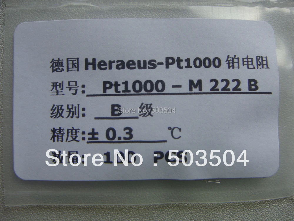 M222 бренд Heraeus Pt1000 и Pt100 тонкий пленочный элемент|element brand|pt100 b |