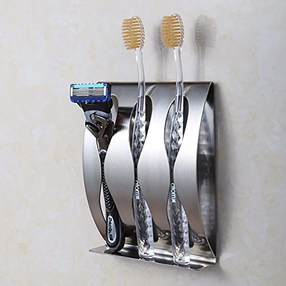 Buy Stainless Steel Toothbrush Holder Household Wall