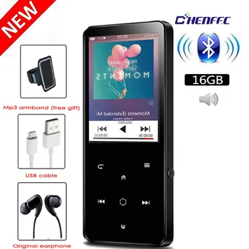 

CHENFEC Bluetooth 4.0 MP4 Player with 2.4 Inch TFT Color Screen 16GB Lossles Sound Music MP4 media Player with FM Radio Walkman