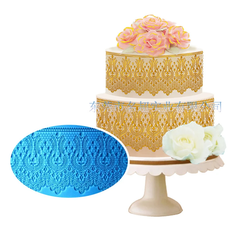 Yueyue Sugarcraft Flower silicone lace mold fondant mold cake