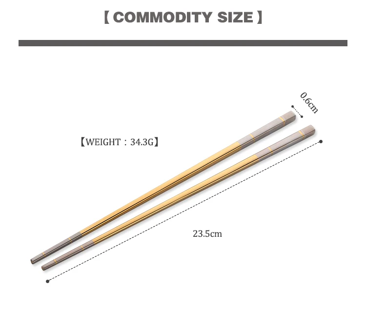 5 пар, Подарочная коробка, золотисто-черная палочка для еды из нержавеющей стали 304, палочки для еды, японская, Корейская посуда, столовые приборы для суши