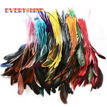 Недорогие цветные 24 шт. окрашенные волосы из турецких перьев для наращивания, вечерние украшения для свадебного букета, перья для продажи, длина 12-20 см, IF10