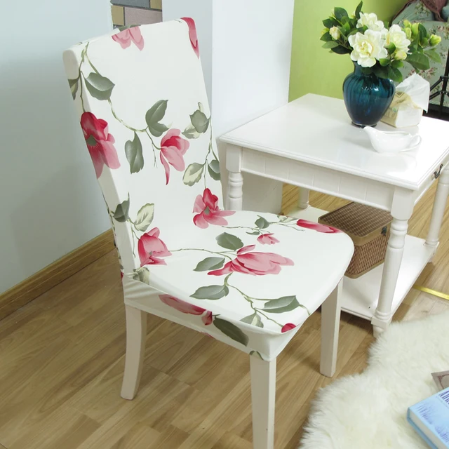 1piese printing chair covers for dining table chairs office chairs