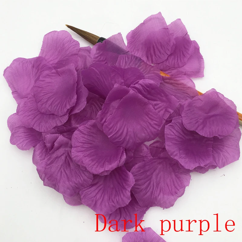 Купить 1000 шт. искусственный лепесток розы свадебный сцены ...