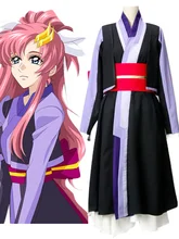 Mobile Suit Gundam SEED Lacus Clyne Silla Versión del traje de Cosplay