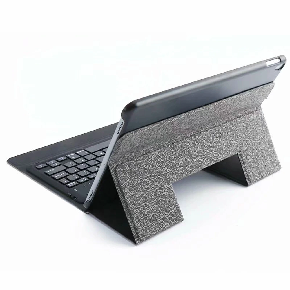 Ультра тонкий беспроводной Bluetooth клавиатура Folio Stand Роскошный кожаный чехол для