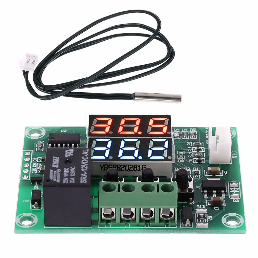 OOTDTY XH W1219 двойной светодиодный дисплей термостат модуль контроля температуры