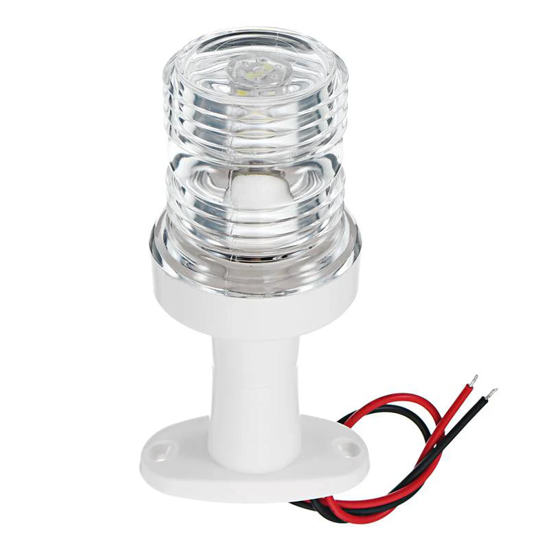 

12V Marine Boat LED Navigator Light Stern Anchor Lamp 360 Degree All Round White Signal Lamp