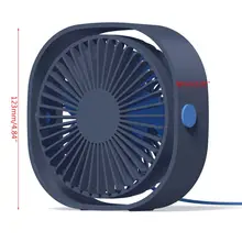 Мини USB Настольный вентилятор 3 скорости низкий уровень шума 360 ° вверх и вниз вращающийся милый домашний офисный Настольный Декор портативный горячий летний источник питания