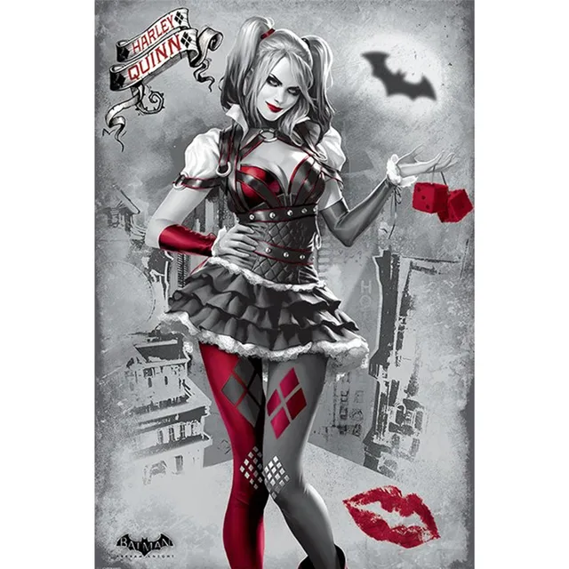 Harley Quinn HD Printed Painting Poster Canvas Print Art Painting Wall