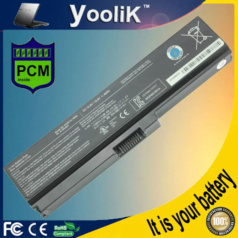 Battery For TOSHIBA Satellite L315 L317 L322 L323 L510 L515 T350 T551 L600 L600D L630 M330 M331 M500 M640 C650 C660 pa3817u | Компьютеры и