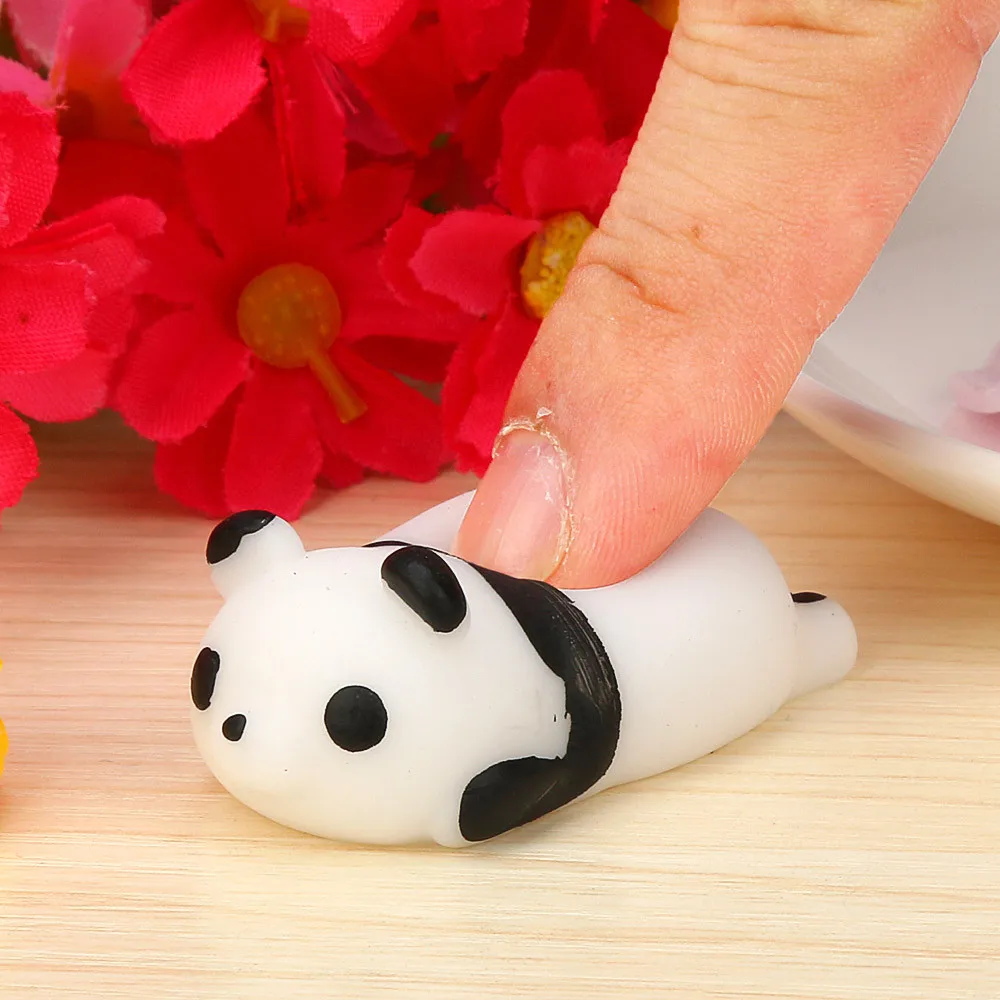 2018 Cute Mochi Squeeze Toy Squishy Mini Panda Squeeze Healing Fun Kids 