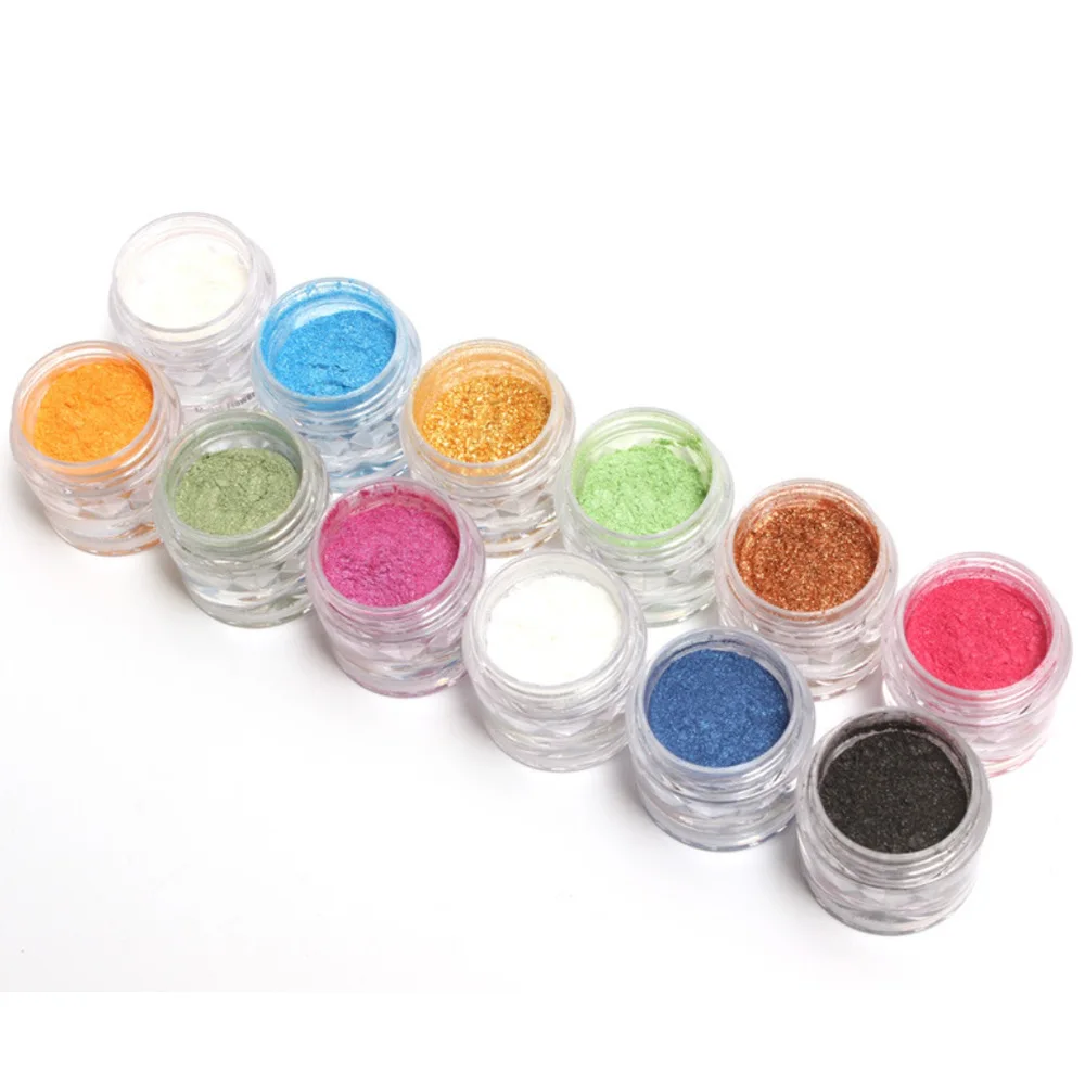 Waterproof 12 Color loose powder eyeshadow shimmer eyeshadow pigmented