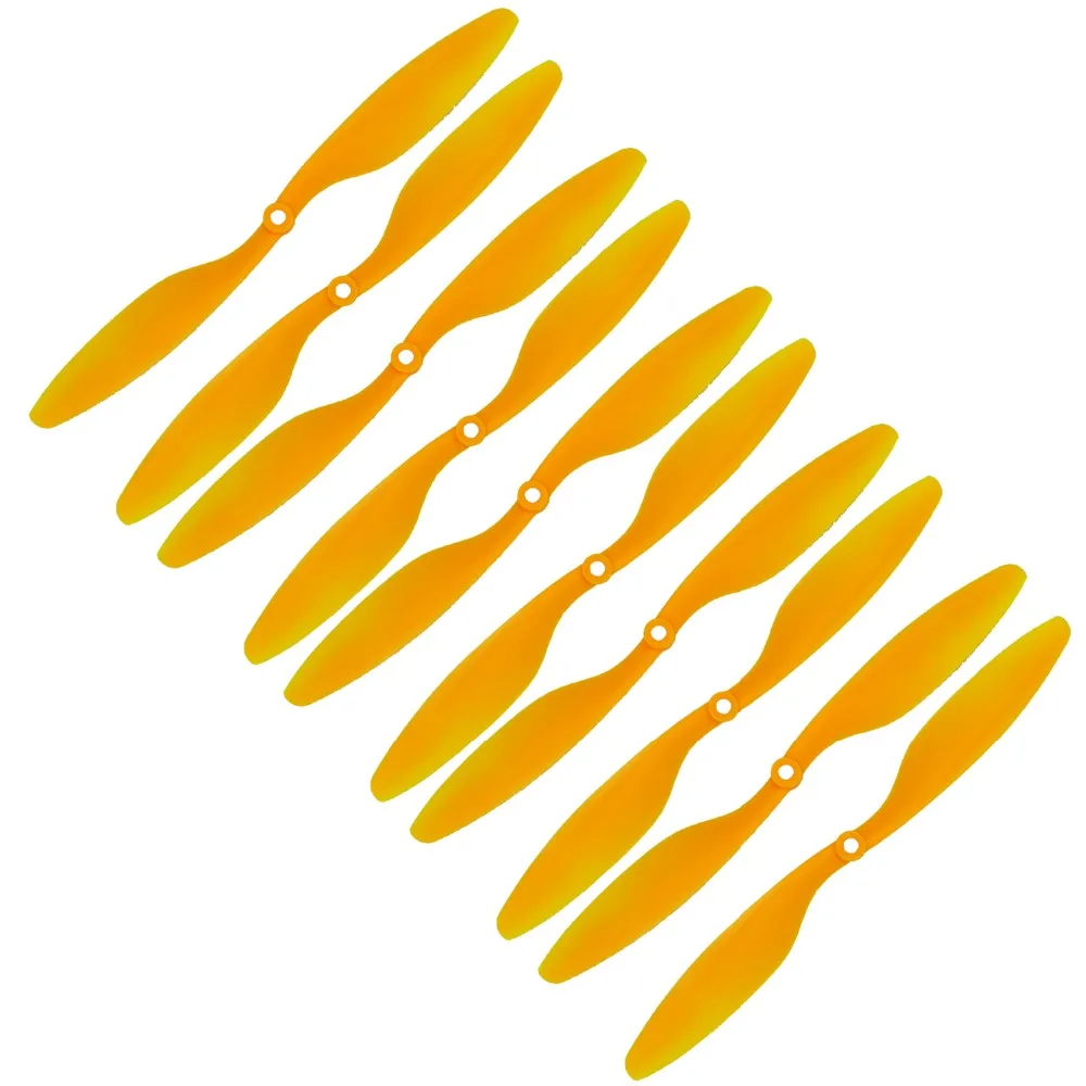 

LHM071 1045 10"*4.5" Blade Propeller(Yellow) props For RC 4-axis KK Multicopter Quadcopter +Free shipping