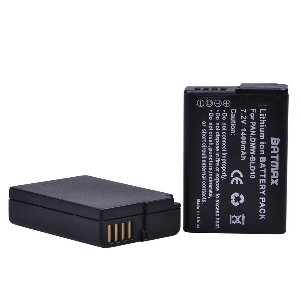 2Pcs 1400mAh DMW-BLD10E DMW BLD10E BLD10 BLD10PP Batteries for Panasonic DMC GF2GK GF2 G3 GX1 DMC-GF2 DMC-G3 DMC-GX1 Battery | Электроника