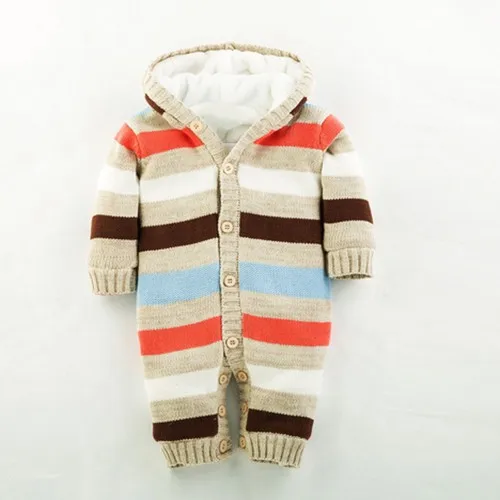 Детский утепленный Теплый Мягкий комбинезон на осень и зиму; модная детская одежда из хлопка; ATST0038