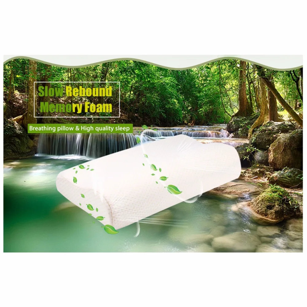 Original Foam Memory Pillow Orthopedic Pillow Travel Sleeping Neck