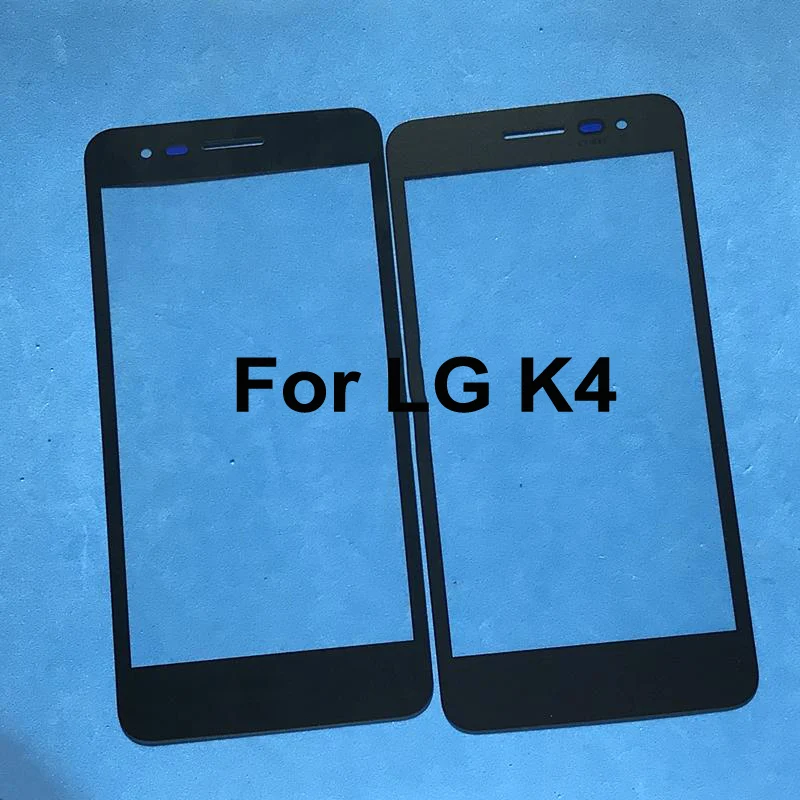 

New For LG K4 LGK4 Front Outer Glass Lens Touch Screen Panel Cover Front Screen Replacement Without Flex